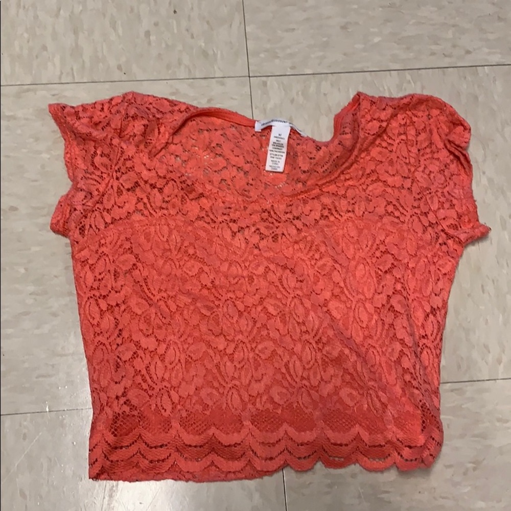 Pink crop top